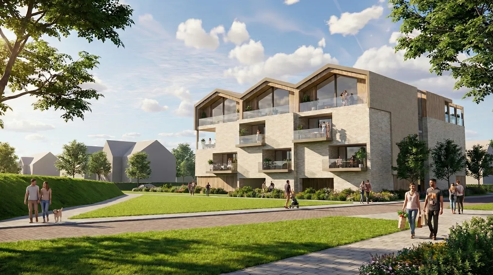 De Helling brengt wonen, water en stad op een bijzondere manier bij elkaar. De Helling brengt wonen, water en stad op een bijzondere manier bij elkaar.