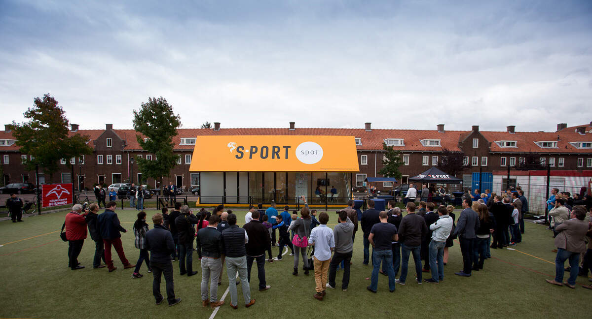 Voss Architecture verplaatsbaar clubhuis Sport Spot 1