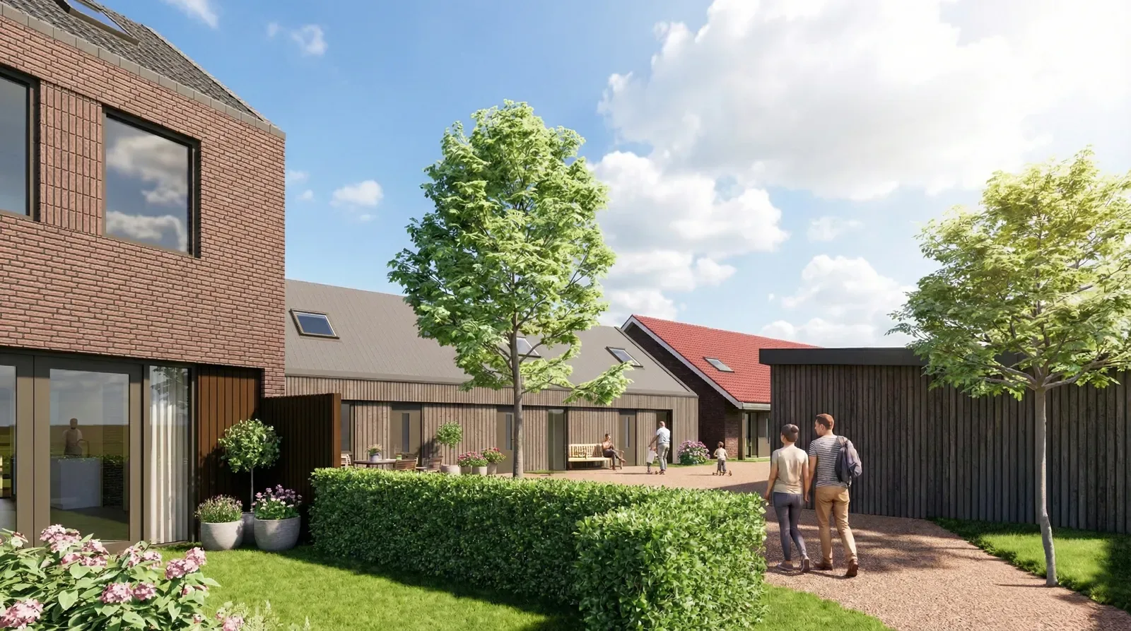 Ontmoeten ecologisch woonwijk groen