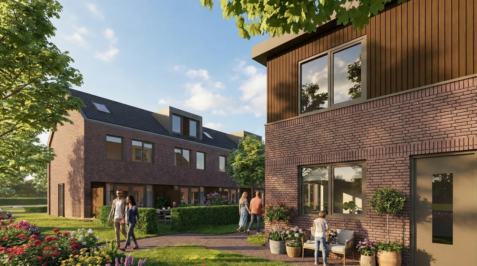 Woonwijk duurzaam rust buren